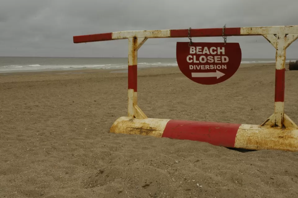 Closed Beach